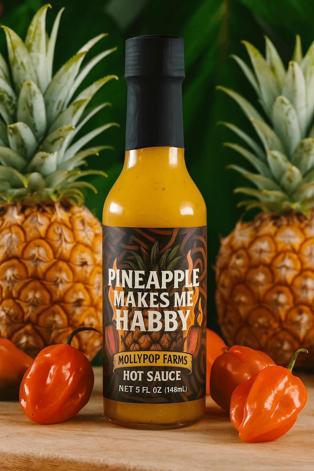 Pineapple Makes Me Habby Hot Sauce