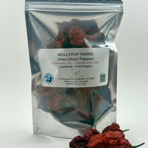 dried ghost peppers